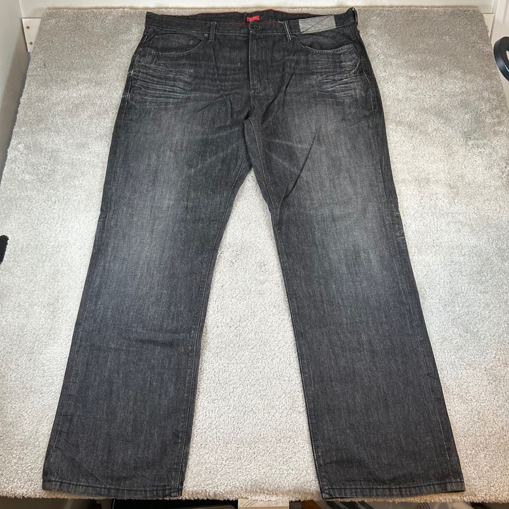 Vintage Sean John Relaxed‎ Fit Jeans Mens 42 Black Faded Baggy Streetwear Denim